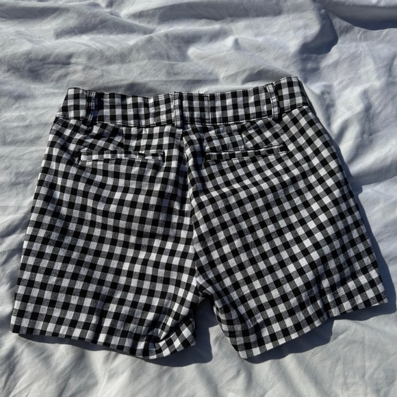 Anthropologie Black & White Gingham Shorts – Size 26 - Picture 2 of 9